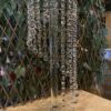 TAHARI Petite Crystal Drip Statement Table