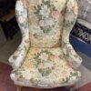 ETHAN ALLEN Floral Wingback Armchair