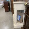 White Farmhouse Buffet with Curio Cabinets