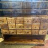 Stunning 18-Drawer Apothecary Shelf