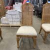 Rattan High Back Set of 6 Dining Chairs