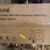 FEASTO Outdoor Movable Food Prep Table - Grey