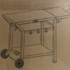 FEASTO Outdoor Movable Food Prep Table - Grey