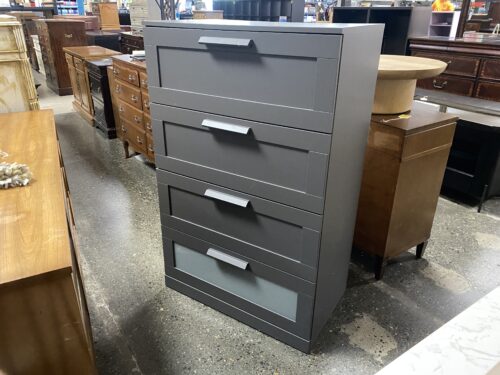 IKEA Brimnes Grey 4-Drawer Dresser