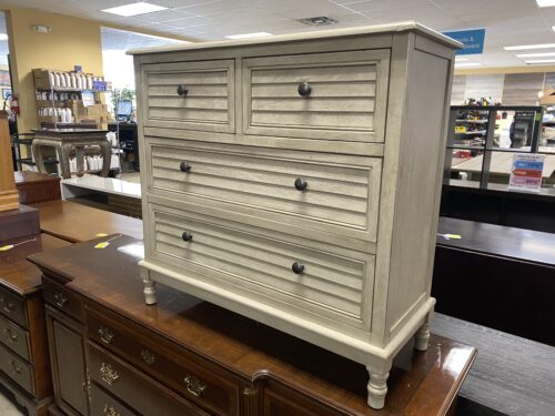 Ash Taupe 4-Drawer Chest