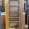 Slim White Utility Cabinet w/ Adjustable Shelves