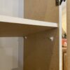 Slim White Utility Cabinet w/ Adjustable Shelves