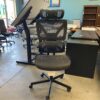 Black Mesh Lumbar and Neck Supporting Office Chair