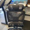 Black Mesh Lumbar and Neck Supporting Office Chair