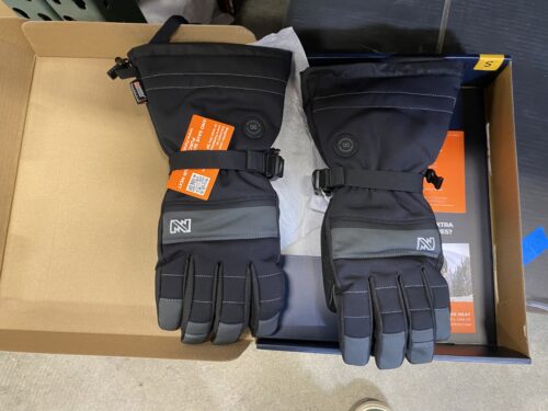 NEW! MOBILE WARMING Battery Powered Heated Snow Gloves - Medium