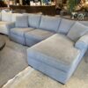 JONATHAN LOUIS Gray Sectional Sofa w/ Chaise Lounge