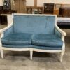 THOMASVILLE Vintage Louis XIV Blue and White Settee