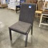 Set of 4 Grey Wood Framed Dining Chairs