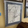 Map of New York Framed Print