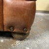 Burnt Sienna Leather Loveseat