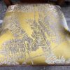 Ornate Yellow Leaf Wooden Dining Chair