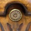 Ornate Yellow Leaf Wooden Dining Chair