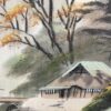 Japanese Fall Landscape Framed Scroll Painting
