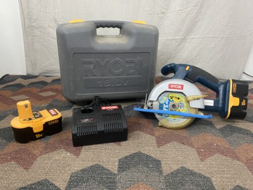 RYOBI 18V Cordless Handheld Trim Saw Model #R10632