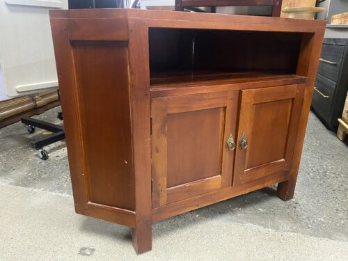 Cherry Wood Corner Cabinet