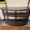 Half Moon Dark Finish Sofa Table