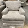 Cream Skirted Armchair