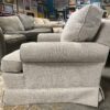 Cream Skirted Armchair