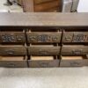 Dark Wooden 9-Drawer Dresser