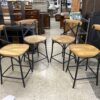 PIER 1 IMPORTS Set of 4 Rustic Barstools