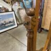 Oak Toned Standing Full Body Swivel Mirror