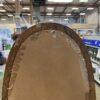 Oak Toned Standing Full Body Swivel Mirror