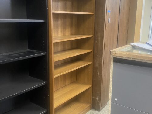 Dark Brown Wood 6 Tier Shelf
