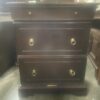 BOMBAY COMPANY Dark Cherry Wood 3 Drawer Side Dresser