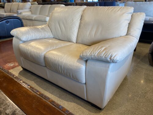 ITALSOFA Pale Latte Loveseat