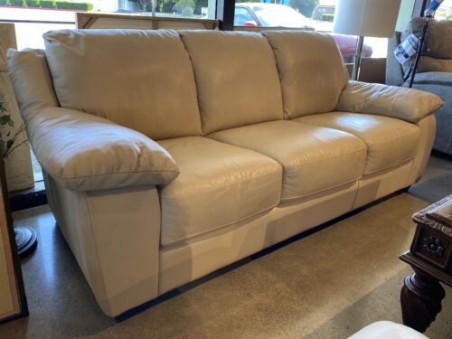 ITALSOFA Pale Latte 3-Seater Sofa