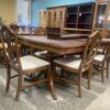 Cherry Stained Dining Set w/ 6 Chairs