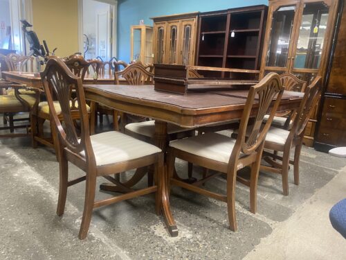 Cherry Stained Dining Set w/ 6 Chairs
