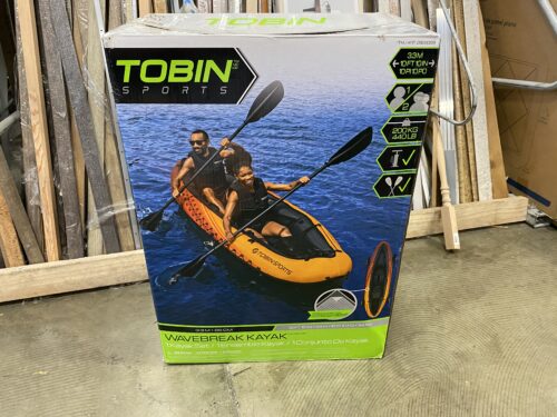 NEW! TOBIN SPORTS Wavebreak 2 Person Inflatable Kayak