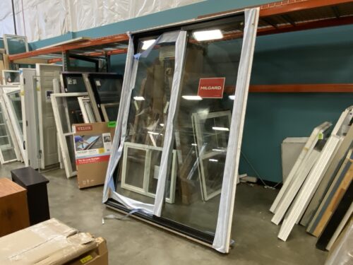 NEW! MILGARD Extra Tall Black Framed Sliding Glass Door