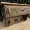 Wee Solid Wood Boho 3-Hook Wall Shelf