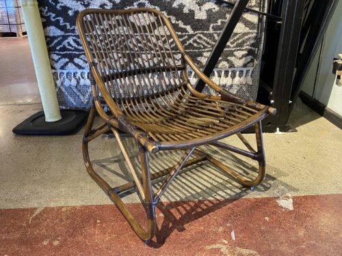 Casual Boho Bentwood Accent Chair