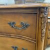 Vintage Serpentine 5 Drawer Tallboy Dresser