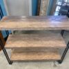 Modern Industrial 5 Tier Faux Wood Bookshelf