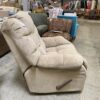 Ultra Plush Light Tan Rocking Manual Recliner