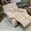 Ultra Plush Light Tan Rocking Manual Recliner