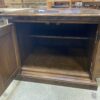 ETHAN ALLEN Vintage Espresso Finished Square 2 Door End Table