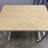 NEW! Blonde Wood Topped Steel Frame Rolling Kitchen Cart