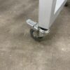 NEW! Blonde Wood Topped Steel Frame Rolling Kitchen Cart