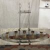Weathered Farmhouse Style Rectangular 5-Light Fixture