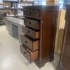 SAMSON Dark Brown Dresser w/ 5 Drawers